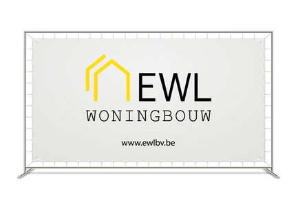 EWL woningbouw werfdoek grafisch ontwerp branding logo